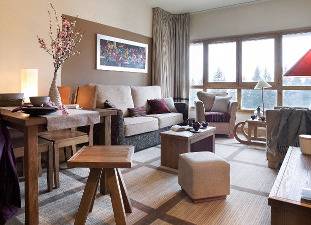 Premium Residence Les Terrasses d’Eos, Flaine, - Apartment Lounge Living Area
