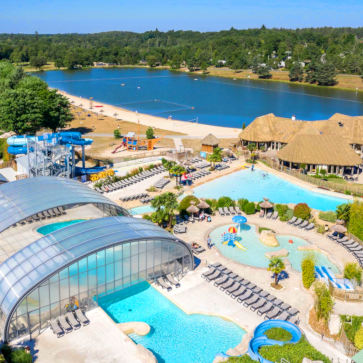 Les Alicourts Pool Lake Aerial 363