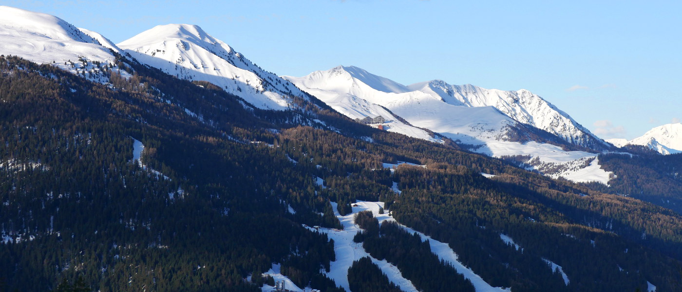 La Plagne from Arc 1800