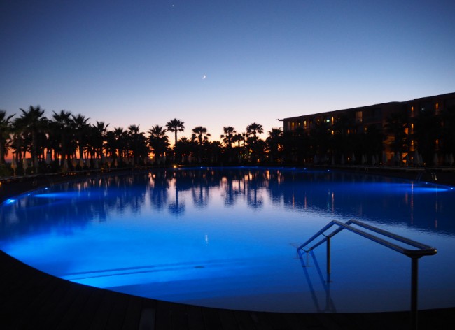 Firefly Holidays Salgados Pool at Night 600h