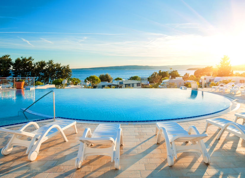 Firefly Holidays Krk Premium Camping Resort Infinity Pool 600h