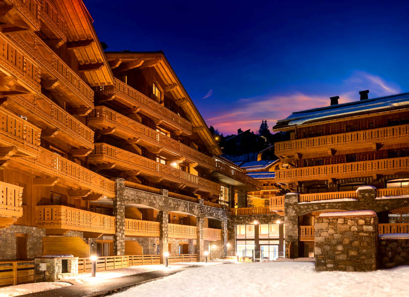 Firefly Holidays Meribel Hevana Exterior Night 600h