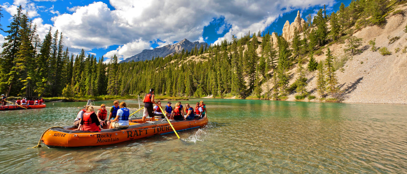 Firefly Holidays Banff Bow River Rafting