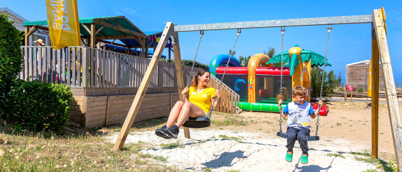 Soulac Plage Swings