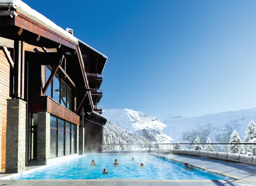 Flaine Mont Terrasses d'Eos Outdoor Pool 600h